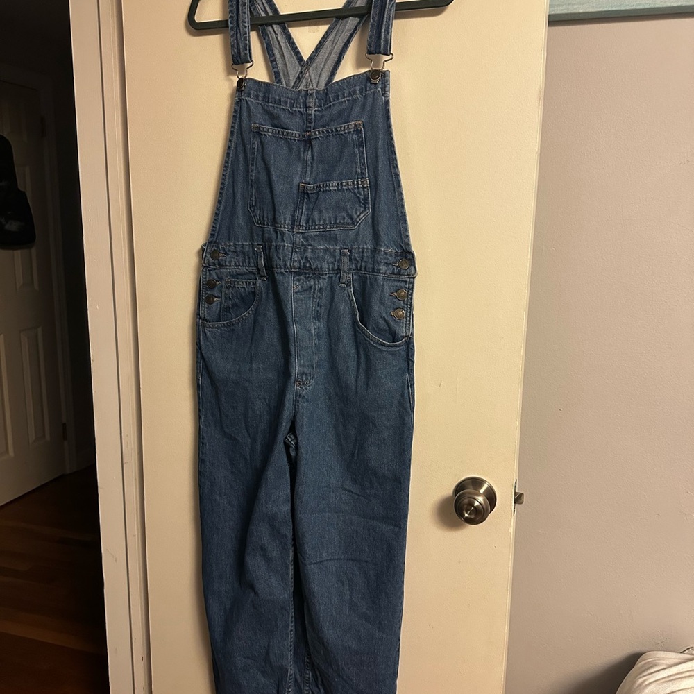 We The Free Ziggy Blue Denim Overalls size M
